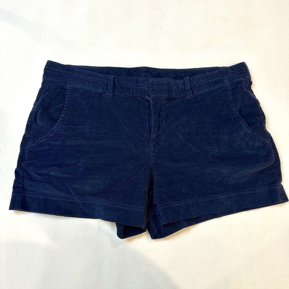 ATHLETA Pica Navy Corduroy Shorts - Size 10